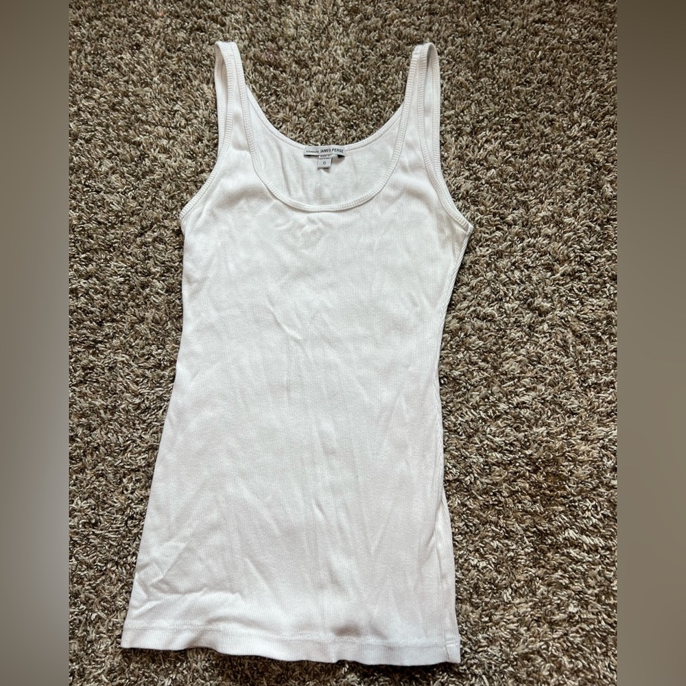 James Perse Ribbed Daily Tank Size 0/XS